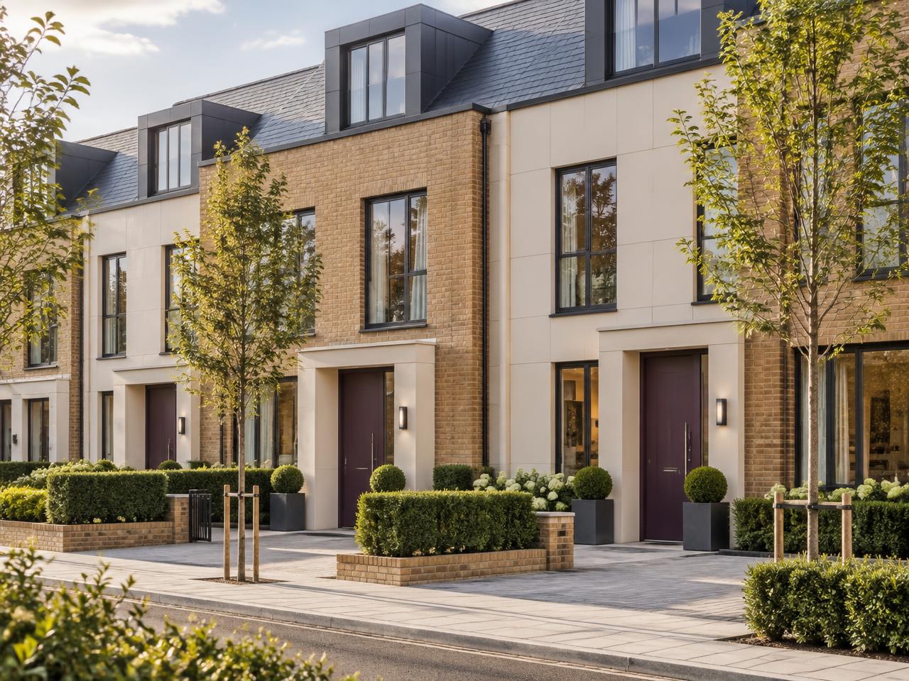 Newly built homes in London